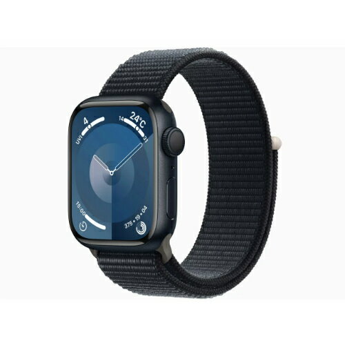 【新品未開封】Apple Watch Series 9 GPSモデル 41mm MR8Y3J/A [ミッドナイトスポーツループ]【送料無料】【即日発送、土祝日発送】