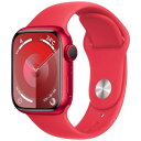【新品未使用】Apple Watch Series 9 GPS+Cellularモデル 45mm MRYE3J/A [(PRODUCT)REDスポーツバンド S...