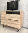国産品 90cm幅 テレビボード 完成品 2色対応 古木風 背面収納付 ルーター モデム 背面コードすっきり収納 ミドルボード テレビボード 完成品 国産 リビ...