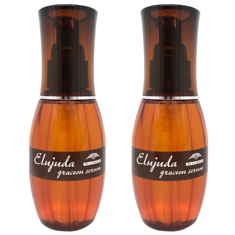 お得な2個セット ミルボン MILBON エルジューダ グレイスオンセラム 120mL 2個セット Elujuda ヘアオイル 洗い流さないトリートメント メール便 送料無料のサムネイル