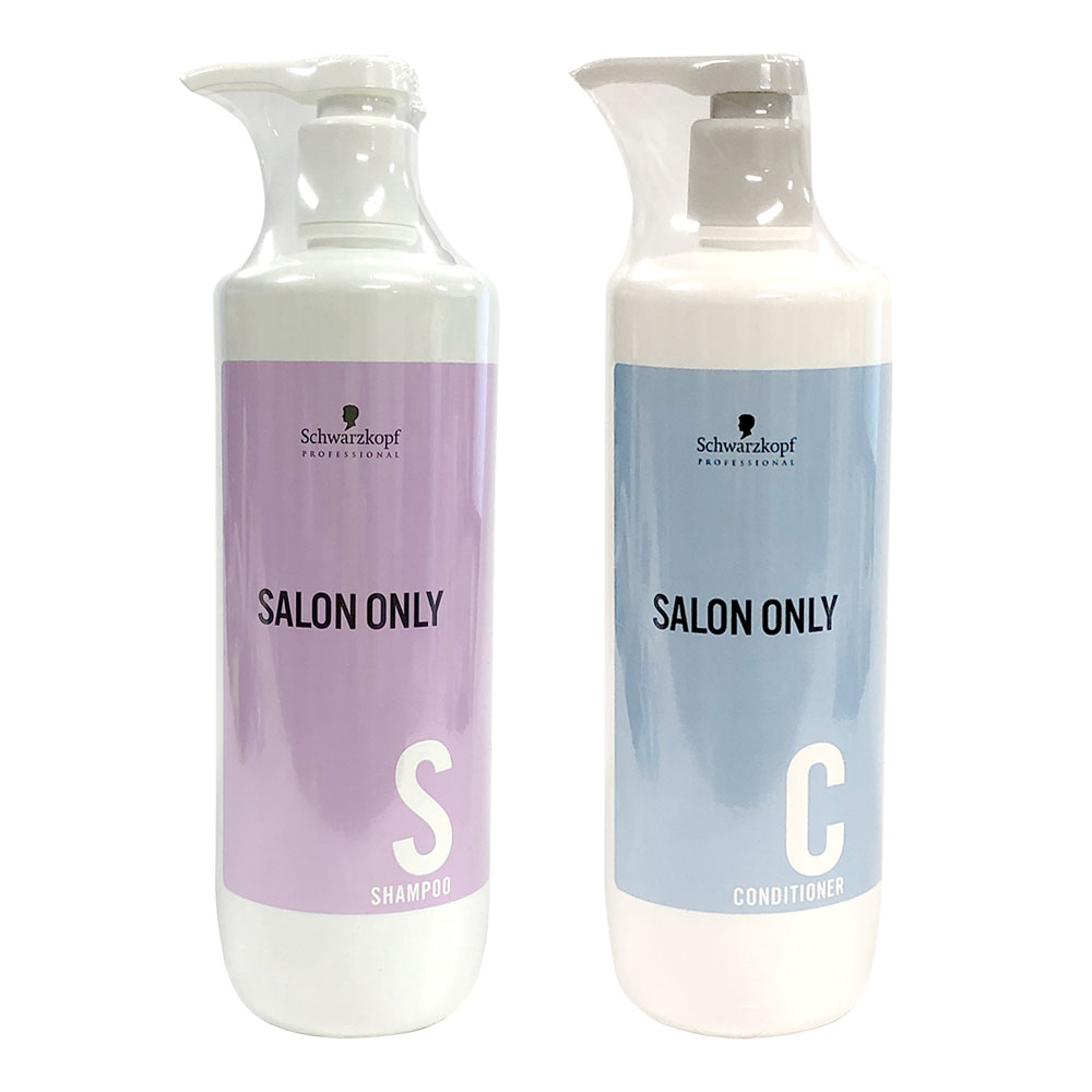 シュワルツコフ サロンオンリー シャンプー 1000ml ＋ コンディショナー 1000g ポンプ付ボトル 計2個 セット Schwarzkopf SALON ONLY ヘアケアのサムネイル
