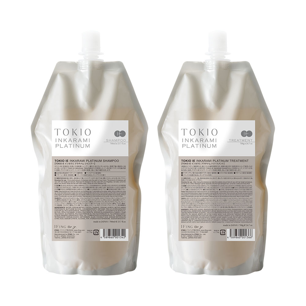 各1個セット リニューアル 新・TOKIO IE プラチナム シャンプー 700ml 詰替え & プラチナム トリートメント 700g 詰替え リフィル トキオ インカラミ 国内正規品 送料無料