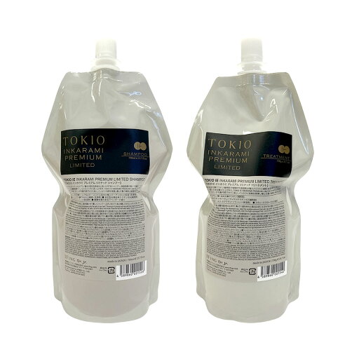 各1個セット TOKIO IE インカラミ プレミアム リミテッド シャンプー 700ml & プレミアム リミテッド トリートメント 700g 詰替え リフィル トキオ アイイー 各1個セット TOKIO IE インカラミ プレミアム リミテッド シャンプー 700ml & プレミアム リミテッド トリートメント 700g 詰替え リフィル トキオ アイイー
