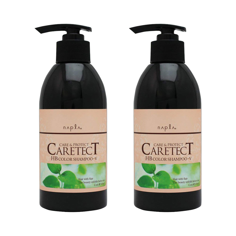 2個セット ナプラ napla ケアテクトHB カラーシャンプーV ハリ・コシ タイプ 300mL ノンシリコン ヘアケア CARETECT Vタイプ 国内正規品