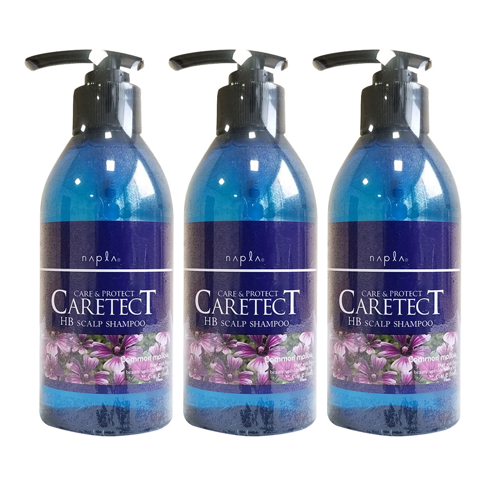 3個セット ナプラ napla ケアテクトHBスキャルプシャンプー 300mL ノンシリコン ヘアケア CARETECT 国内正規品