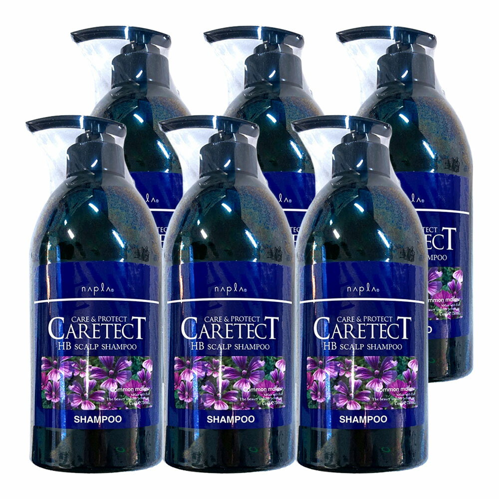 6個セット ナプラ napla ケアテクトHBスキャルプシャンプー 750mL ノンシリコン ヘアケア CARETECT 国内正規品