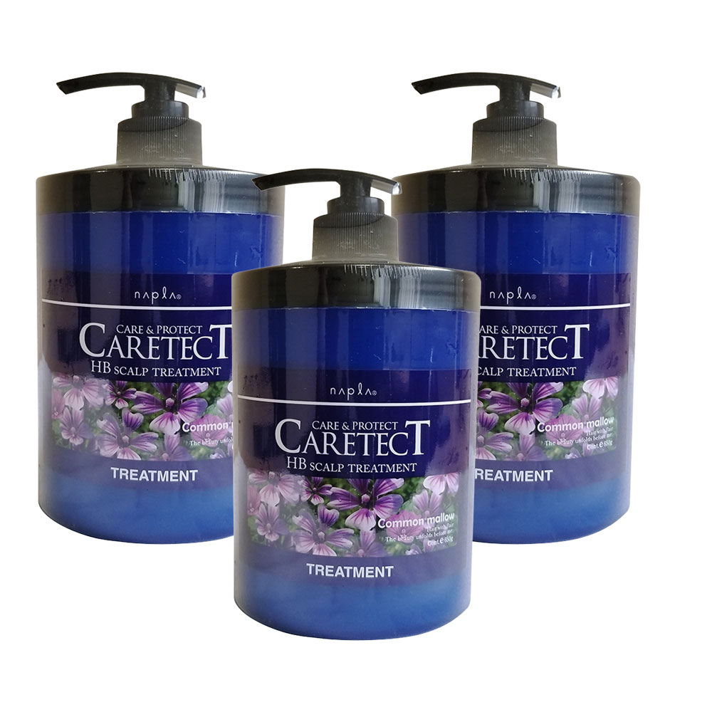 3個セット ナプラ napla ケアテクトHBスキャルプトリートメント 650g ノンシリコン ヘアケア CARETECT 国内正規品