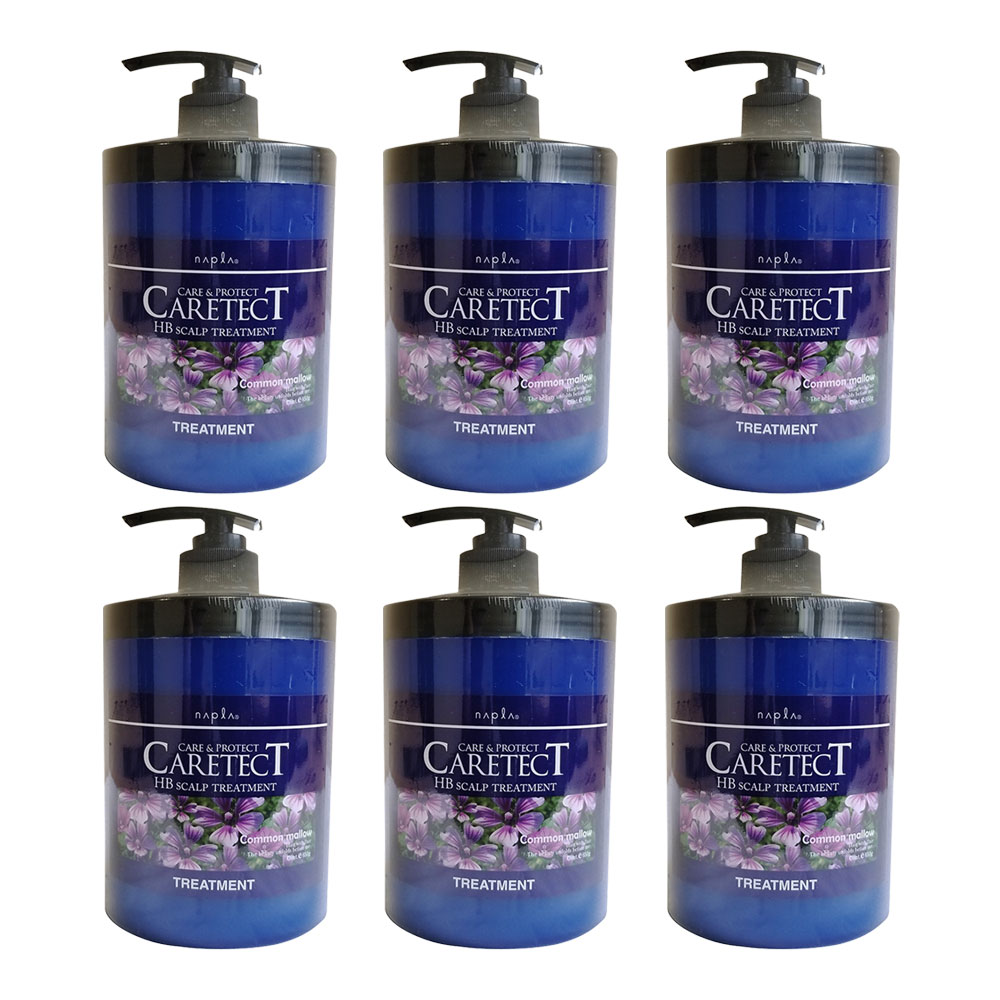 6個セット ナプラ napla ケアテクトHBスキャルプトリートメント 650g ノンシリコン ヘアケア CARETECT 国内正規品