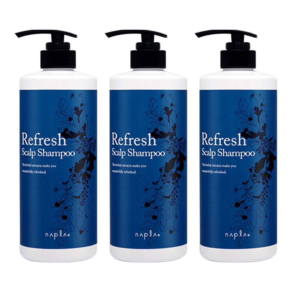 3個セット ナプラ リフレッシュスキャルプシャンプー 650ml Refresh scalp shampoo