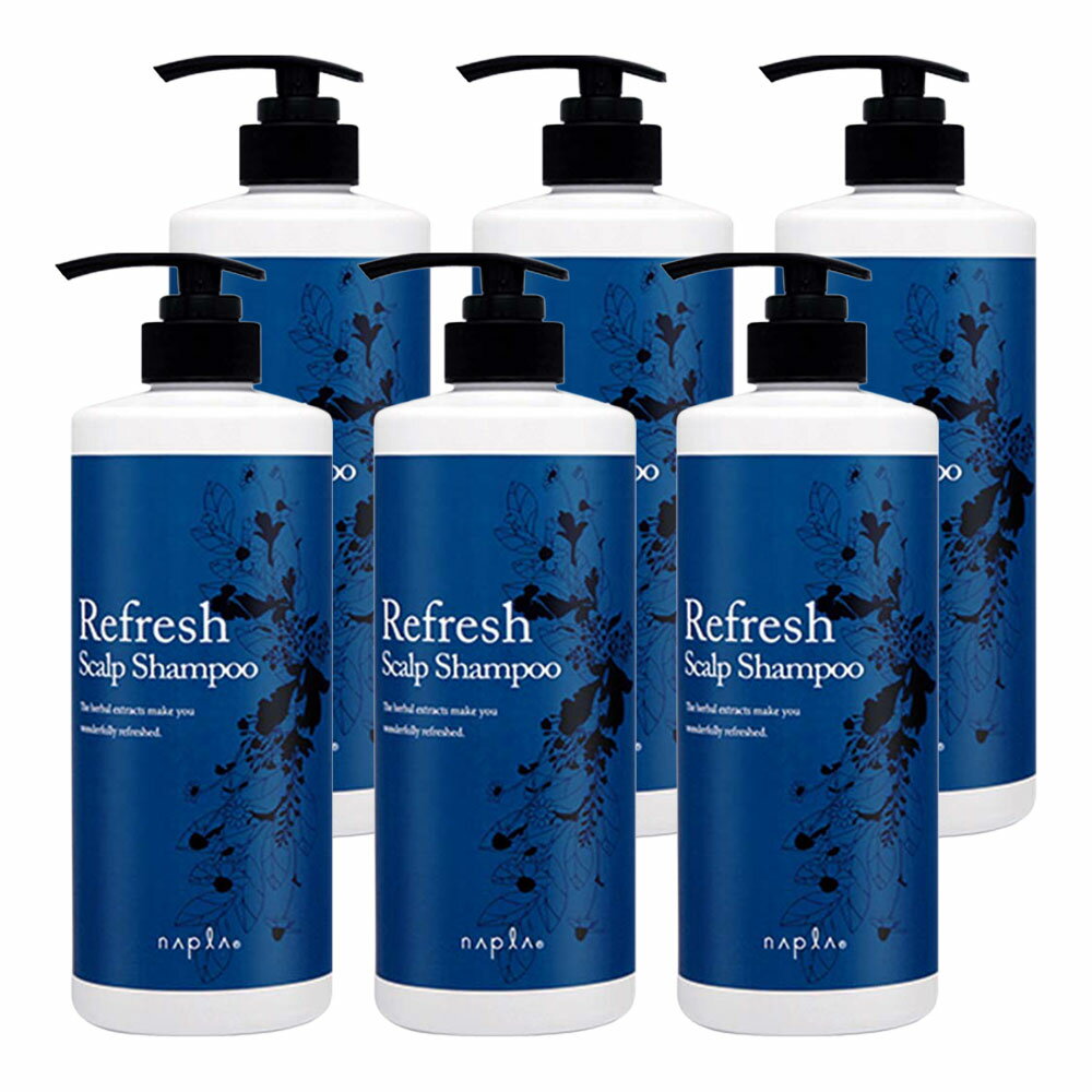 6個セット ナプラ リフレッシュスキャルプシャンプー 650ml Refresh scalp shampoo