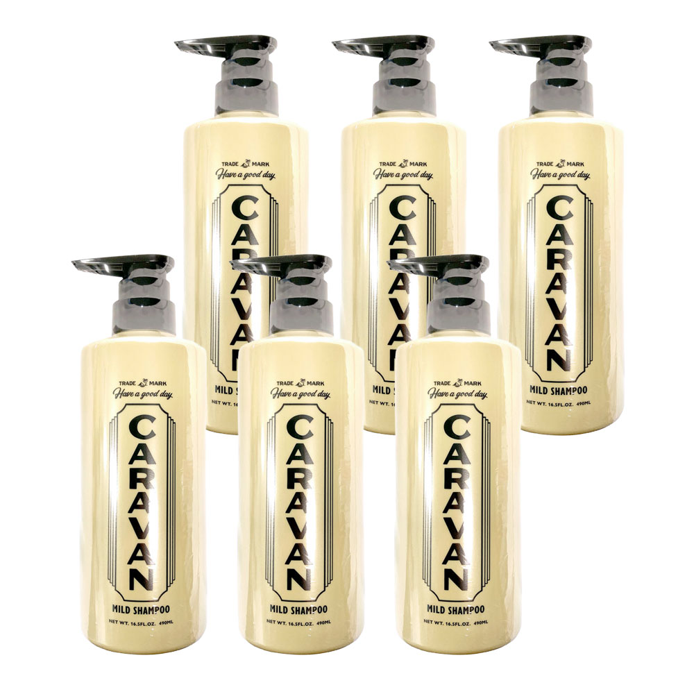Rakuten - 6個セット デミ キャラバン マイルドシャンプー 490mL 1個 CARAVAN メンズ DEMI