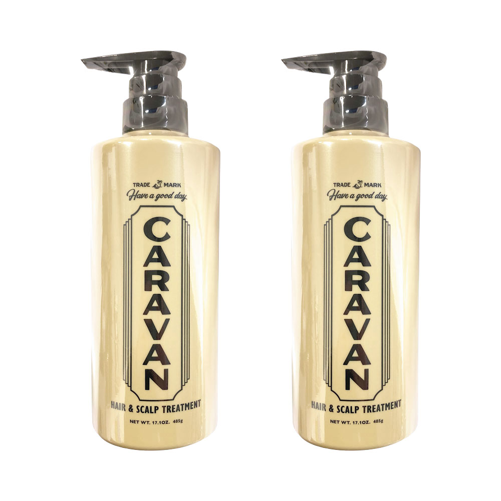 Rakuten - 2個セット デミ キャラバン ヘア＆スカルプトリートメント 485g 1個 ヘアトリートメント 頭皮用 ノンシリコーン トリートメント CARAVAN メンズ DEMI