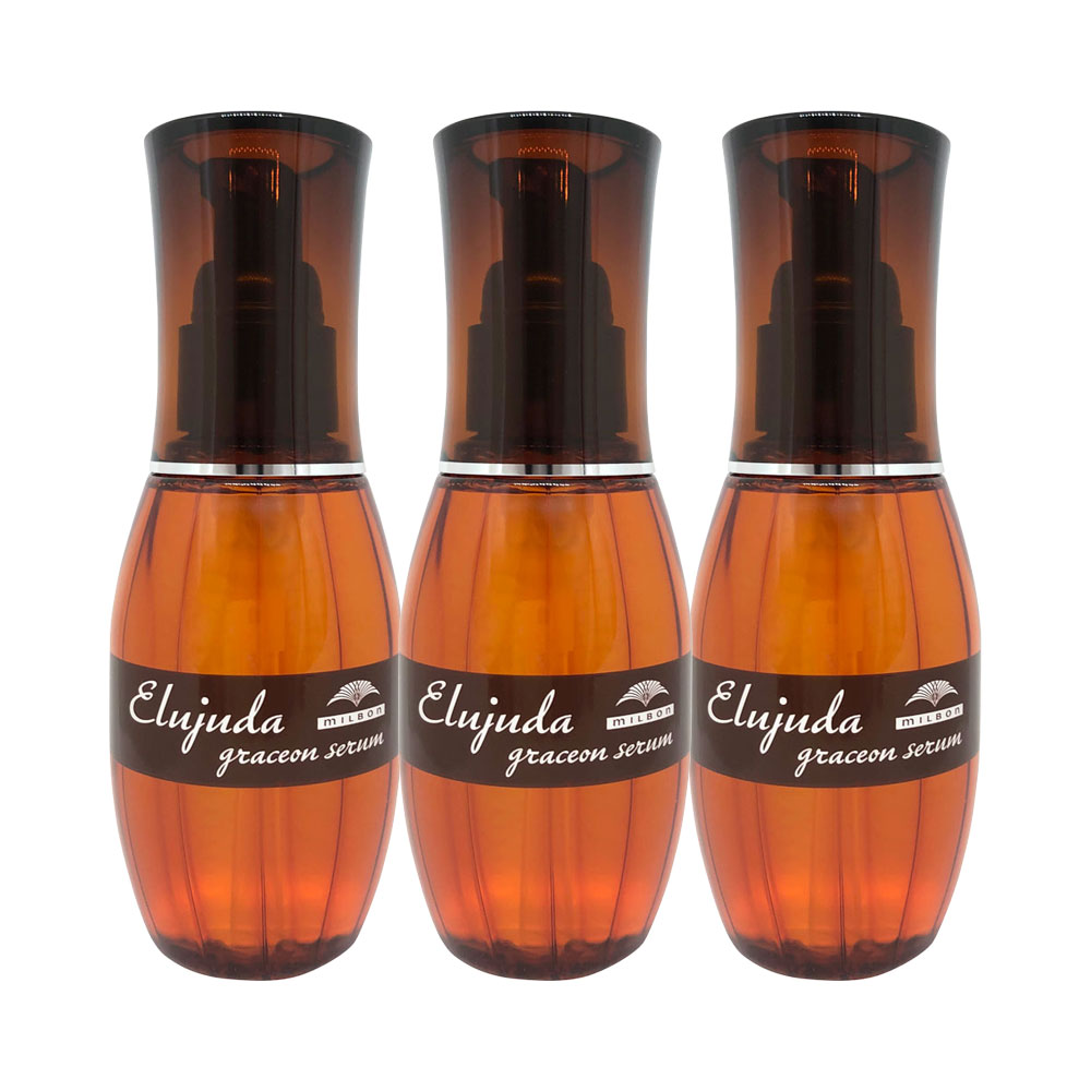 3個セット ミルボン MILBON エルジューダ グレイスオンセラム 120mL Elujuda ヘアオイル 洗い流さないトリートメント ヘアケア アウトレット商品