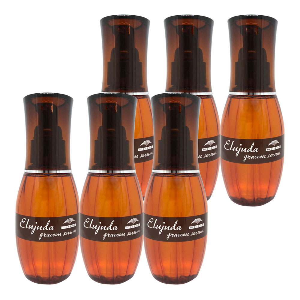 6個セット ミルボン MILBON エルジューダ グレイスオンセラム 120mL Elujuda ヘアオイル 洗い流さないトリートメント ヘアケア アウトレット商品