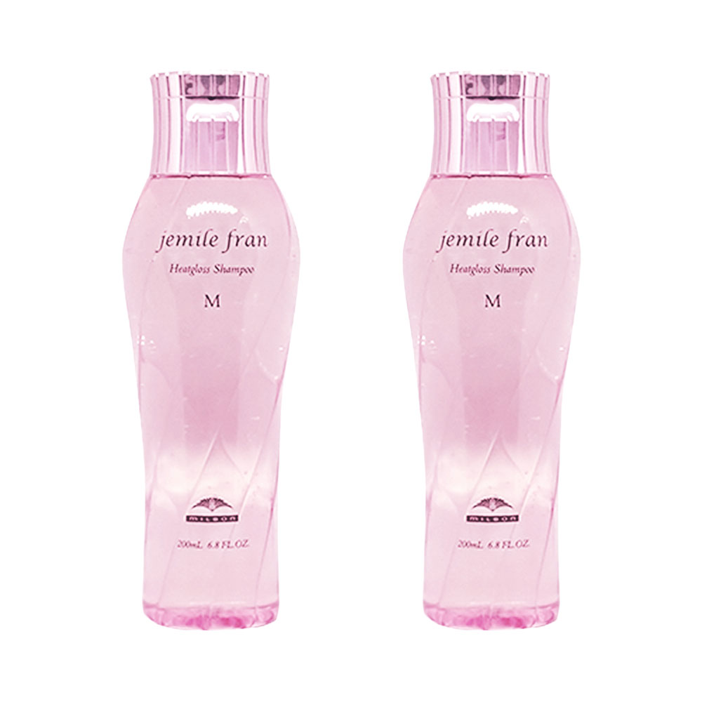 2個セット ミルボン ジェミールフラン ヒートグロスシャンプー M 200mL MILBON jemilefran ヘアケア