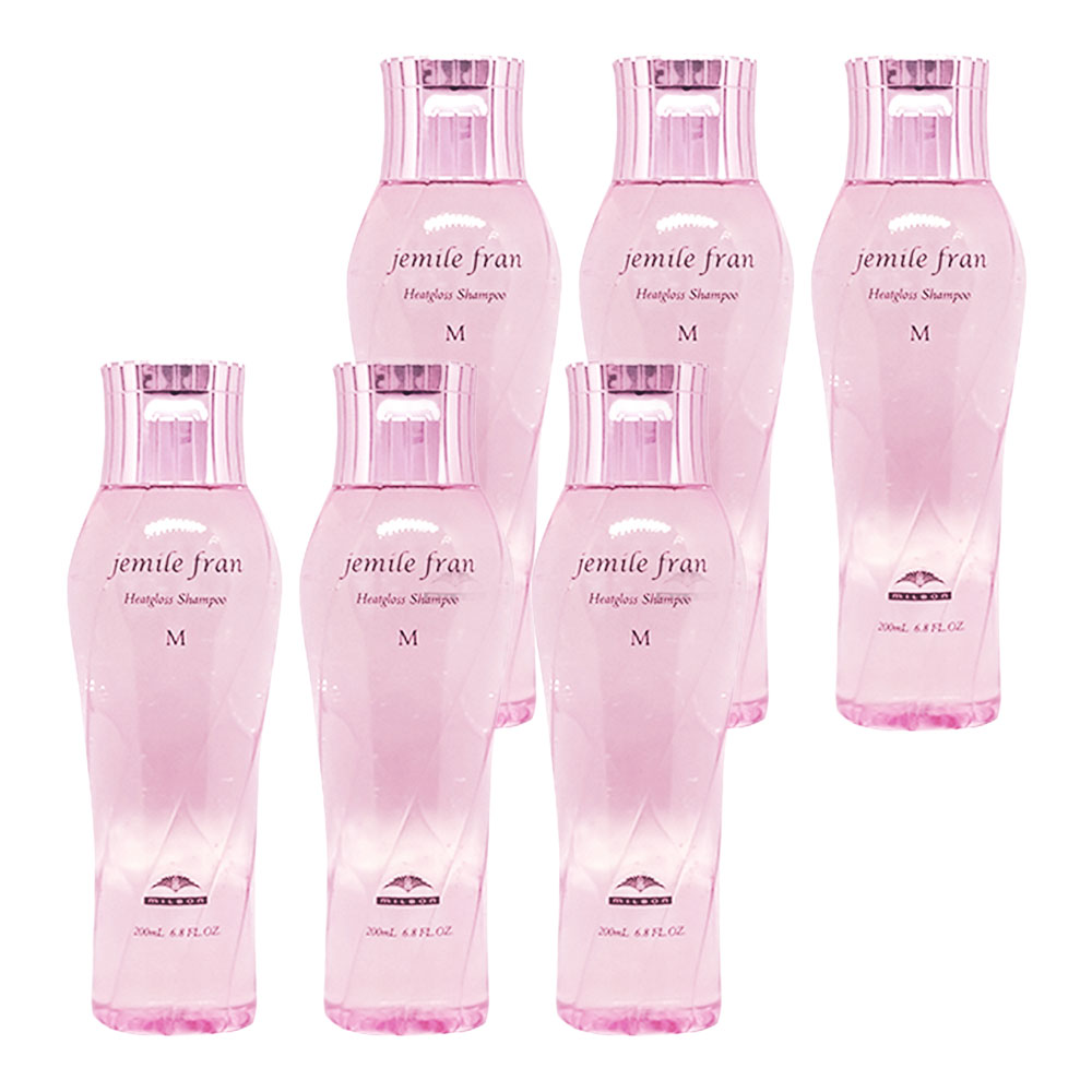 6個セット ミルボン ジェミールフラン ヒートグロスシャンプー M 200mL MILBON jemilefran ヘアケア