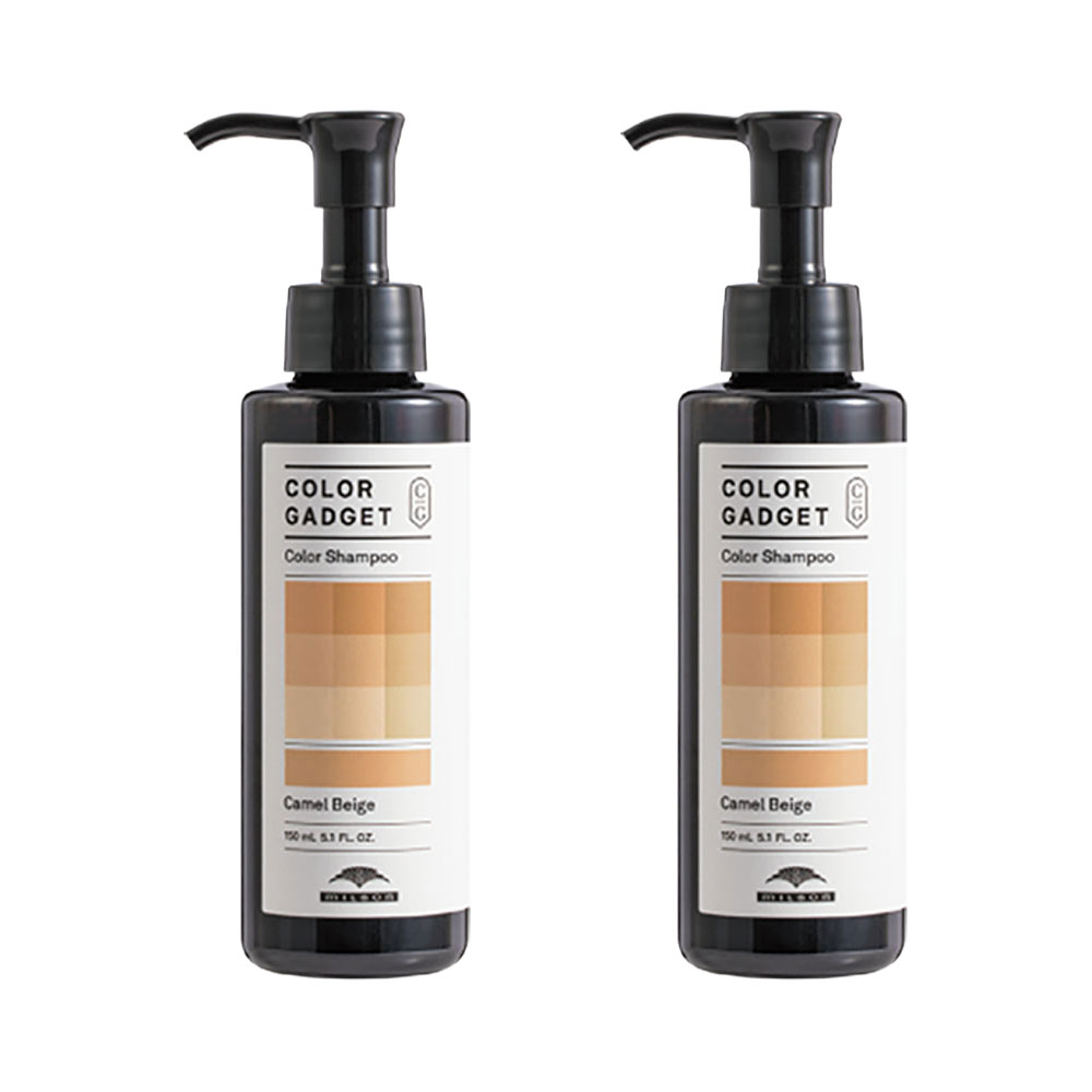 Rakuten - 2個セット ミルボン カラーガジェット カラーシャンプー キャメルベージュ 150mL ヘアカラー カラシャン MILBON COLOR GADGET アウトレット商品