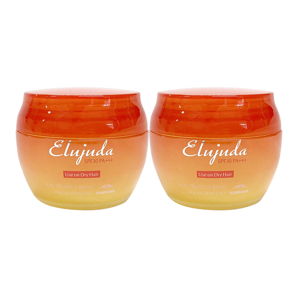 2個セット ミルボン エルジューダ サンプロテクト バーム 40g SPF30 PA+++ Elujuda 乾いた髪に ヘアバーム ハンドクリーム アウトレット商品