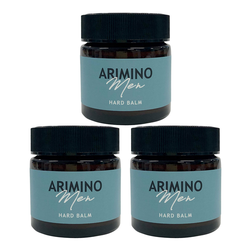 3個セット アリミノ メン ハードバーム 60g スタイリング シリーズ ARIMINO MEN ヘアスタイリング