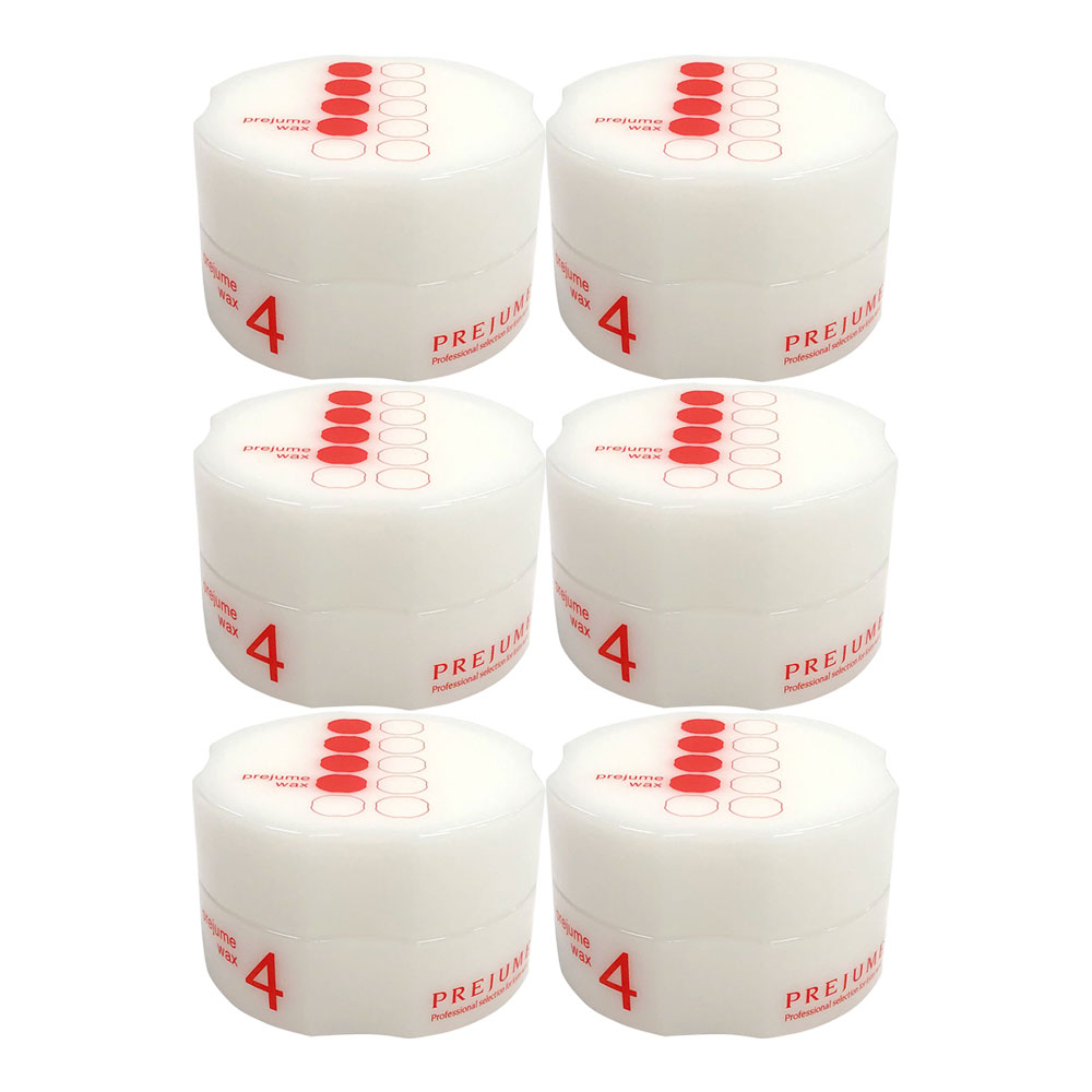 6個セット ミルボン MILBON プレジュームワックス4 90g PREJUME WAX4 ふんわり束感・毛先の動き ヘアワックス スタイリング