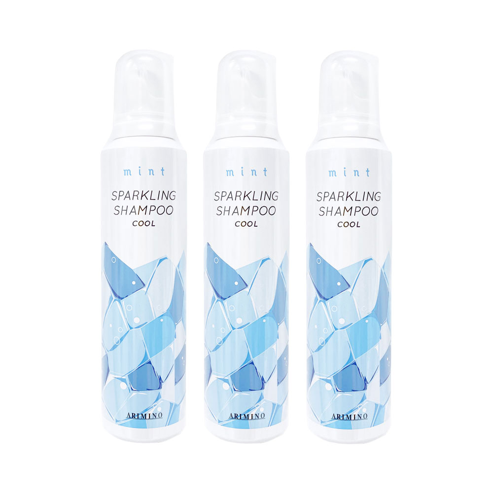 3個セット アリミノ ミント スパークリングシャンプー クール 180g 炭酸 シャンプー ARIMINO mint アリミノミント