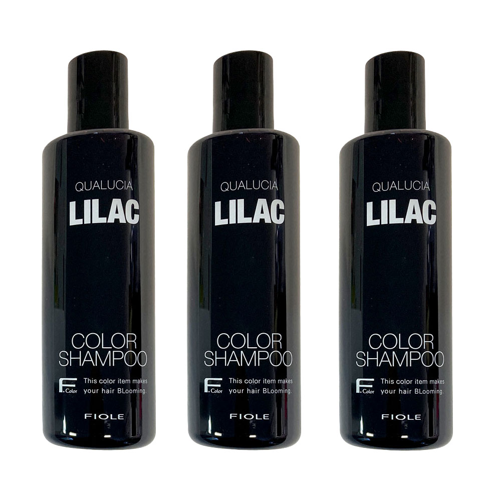 3個セット フィヨーレ クオルシア カラーシャンプー ライラック 250ml シャンプー 染毛料 FIOLE アウトレット商品