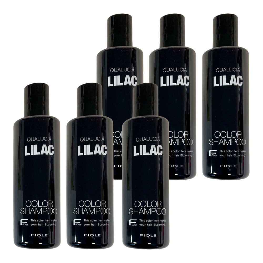 6個セット フィヨーレ クオルシア カラーシャンプー ライラック 250ml シャンプー 染毛料 FIOLE アウトレット商品