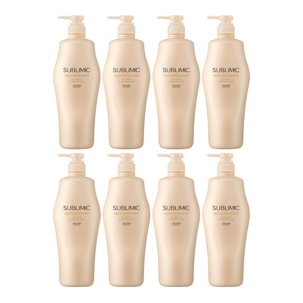 8個セット 資生堂プロフェッショナル サブリミック アクアインテンシブ シャンプー 1000ml