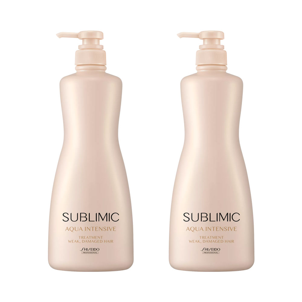 2個セット 資生堂プロフェッショナル サブリミック アクアインテンシブ トリートメント（W）1000g 弱った髪用