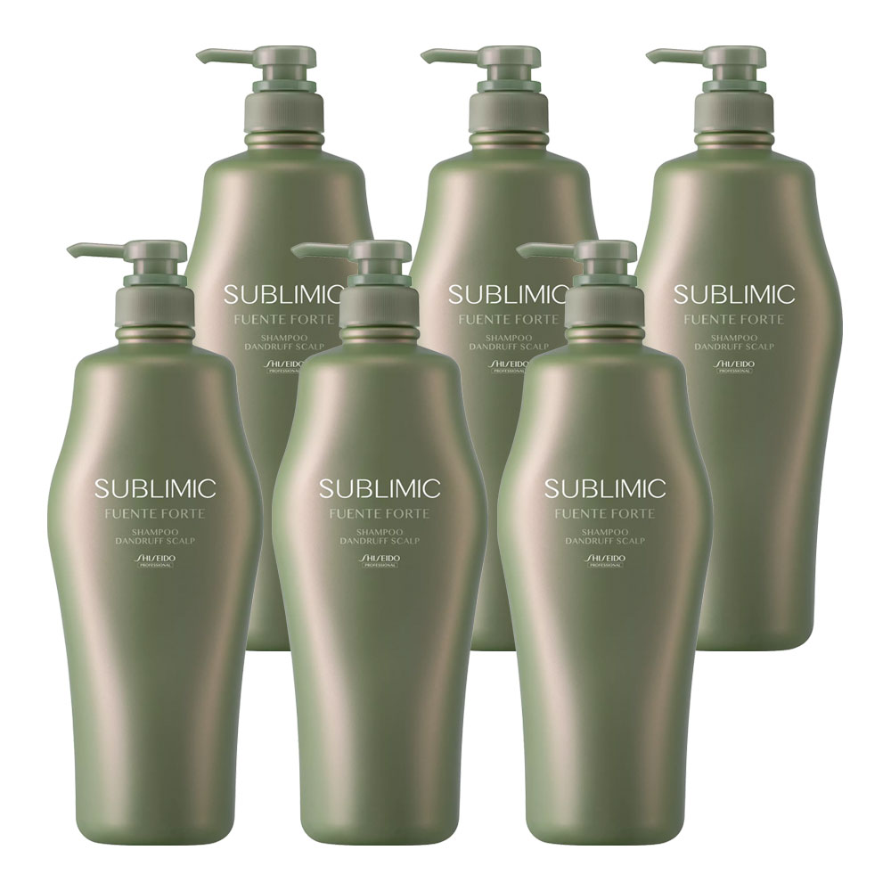 6個セット 資生堂プロフェッショナル サブリミック フェンテフォルテ シャンプー DD 1000ml