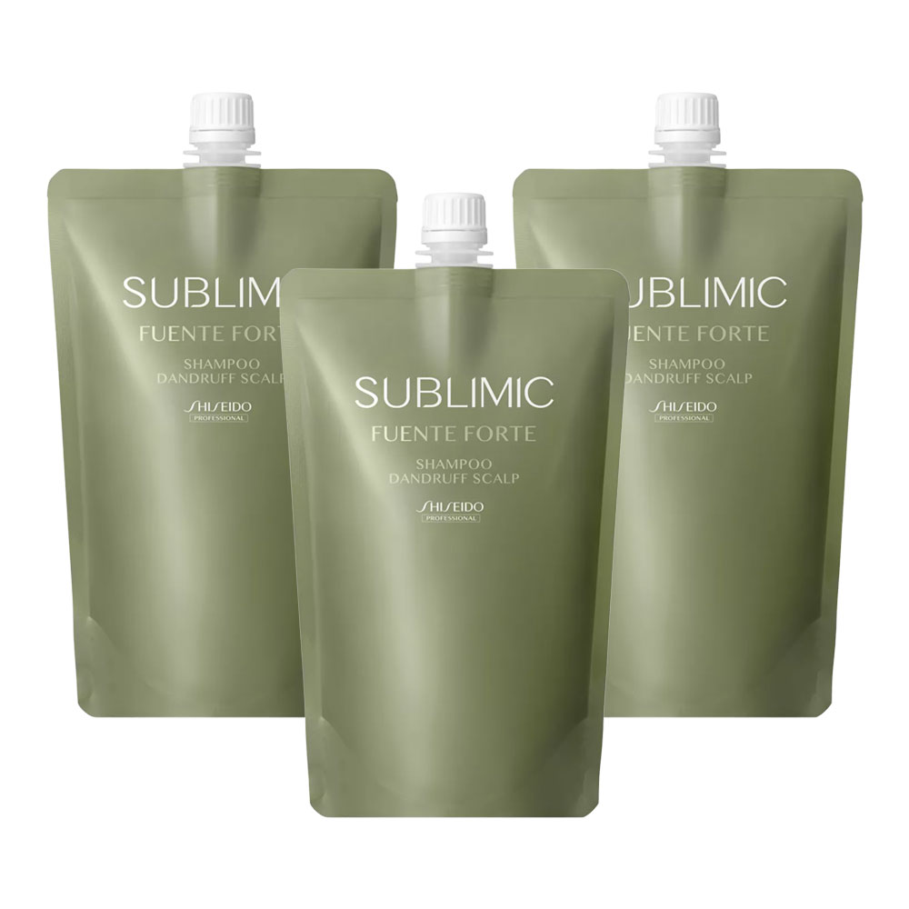 3個セット 資生堂プロフェッショナル サブリミック フェンテフォルテ シャンプー DD 450ml 詰め替え用 レフィル 詰替え用