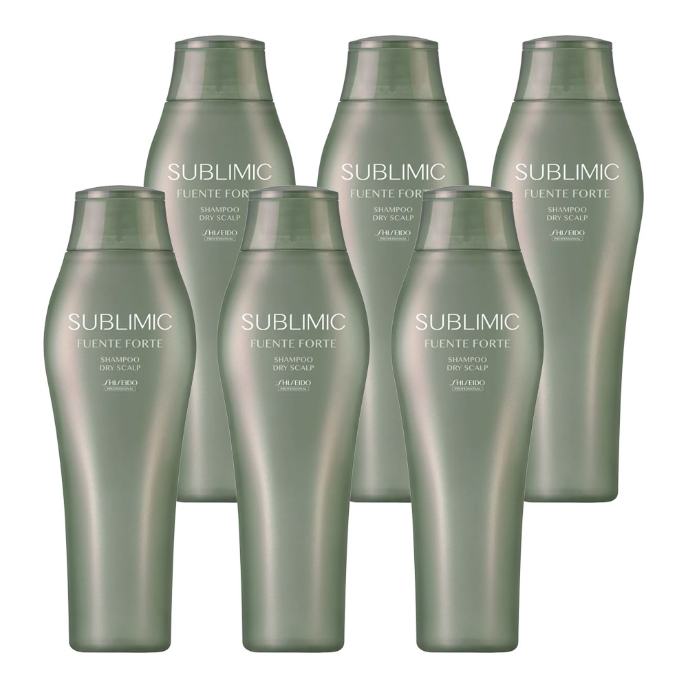 6個セット 資生堂プロフェッショナル サブリミック フェンテフォルテ シャンプー DS 250ml 乾燥した頭皮用