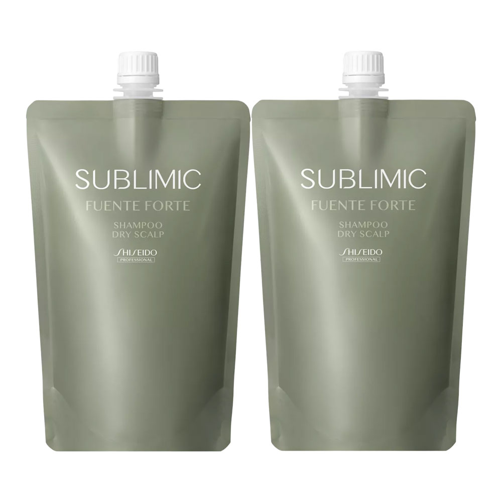2個セット 資生堂プロフェッショナル サブリミック フェンテフォルテ シャンプー DS 450ml ドライスカルプ用 詰め替え用 レフィル 詰替え用