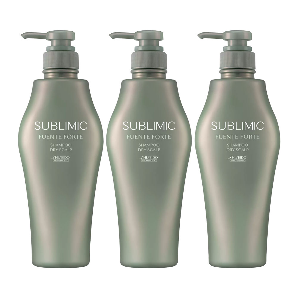 3個セット 資生堂プロフェッショナル サブリミック フェンテフォルテ シャンプー DS 500ml ドライスカルプ用