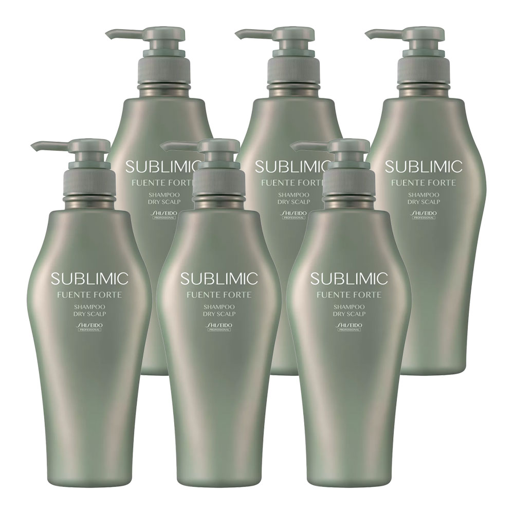 6個セット 資生堂プロフェッショナル サブリミック フェンテフォルテ シャンプー DS 500ml ドライスカルプ用