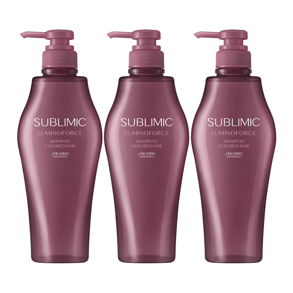 3個セット 資生堂 サブリミック ルミノフォース シャンプー 500ml