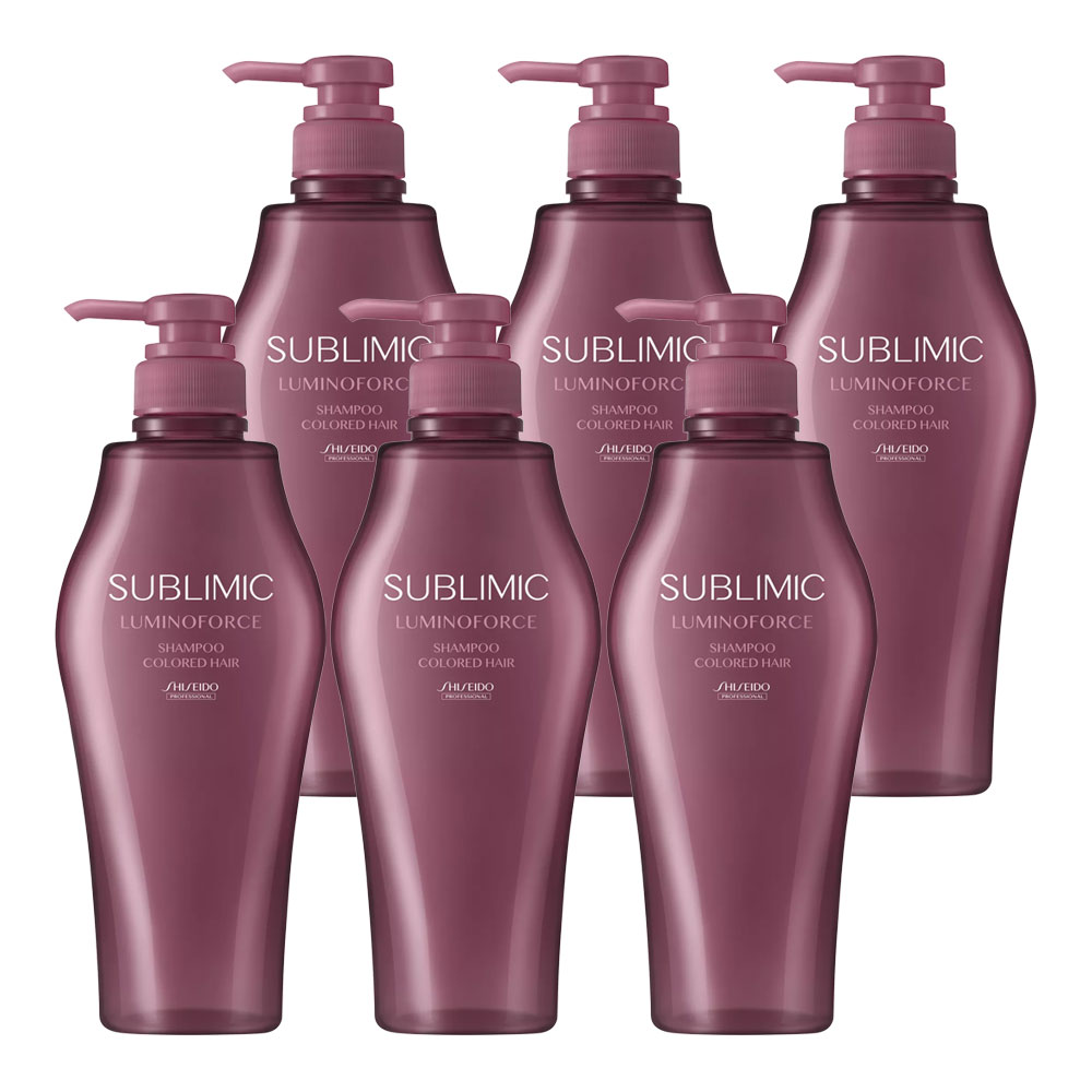 6個セット 資生堂 サブリミック ルミノフォース シャンプー 500ml