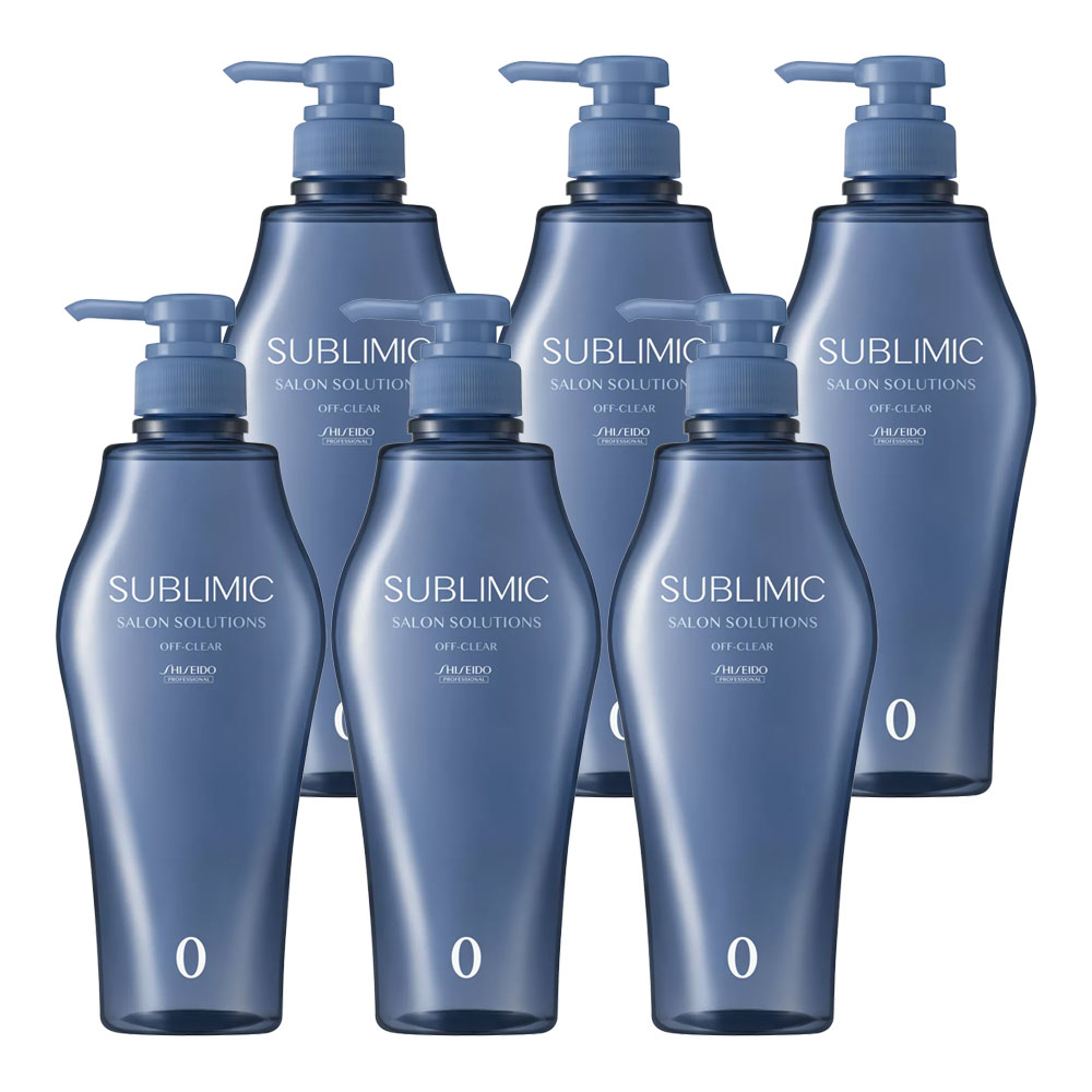 6個セット 資生堂プロフェッショナル サブリミック サロンソリューション オフ・クリア 500ml シャンプー