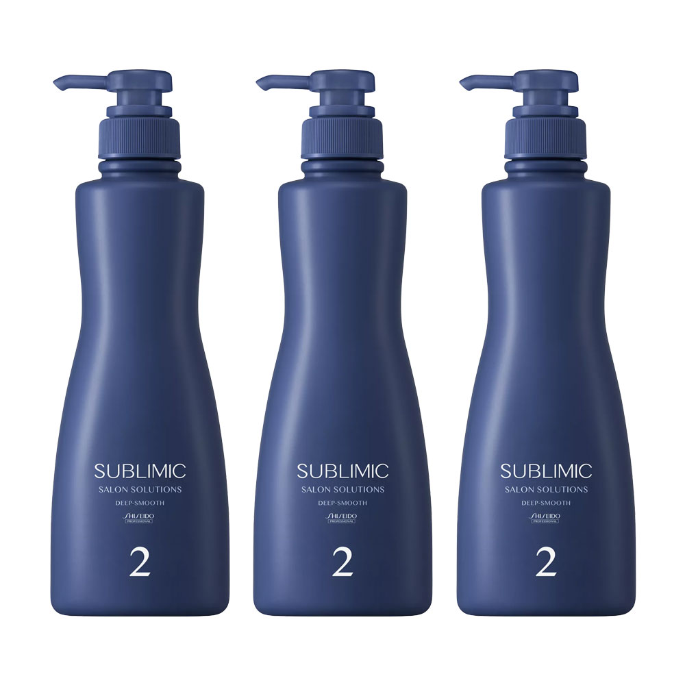 3個セット 資生堂プロフェッショナル サブリミック サロンソリューション ディープ・スムース 500g