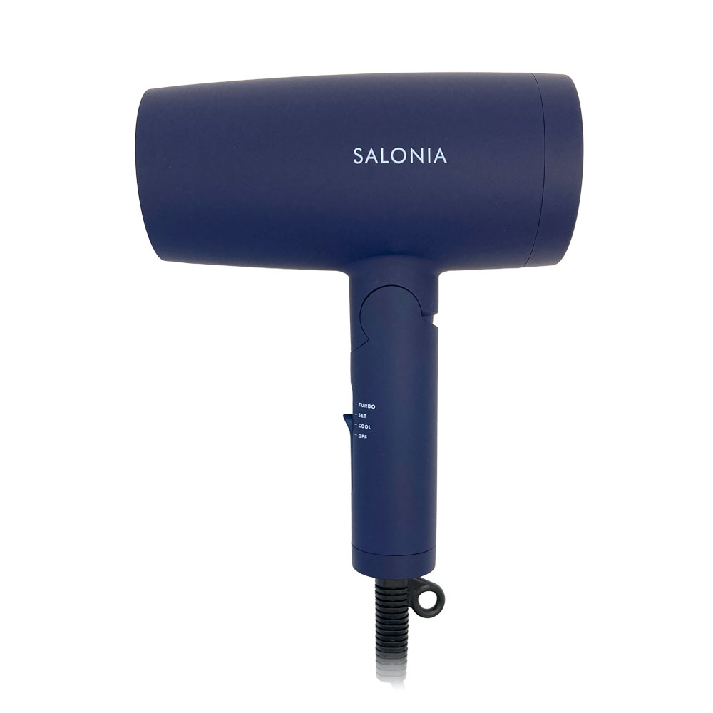 Rakuten - SALONIA スピーディー イオンドライヤー ネイビー SL-013NV 1個 サロニア ヘアドライヤー 速乾 大風量 国内正規品