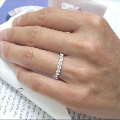 ダイヤモンド エタニティリング ダイヤ スイートテン リング 0.5ct【VVS Fカラー VG-EX H&C】10石 K18 ゴールド プラチナ Pt900 Pt950 鑑別書付き 10周年記念 指輪 【重ねづけ リング】ダイヤモンドリング H&C ハート＆キューピッド【スイート10】