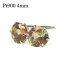プラチナ Pt900 アンダリューサイト ピアス 4mm【送料無料】【Platinum Pierce】【プラチナ ピアス】※pema