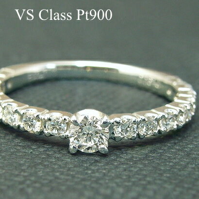  Ch G^jeBO  C O ꗱ ChO VSNX H-G v`i Pt900 ꗱ 0.4ct w Diamond Ring  ChO