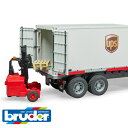 Bruder ブルーダー 正規輸入品 ドイツ mack UPS&フォークリフト 02828 1/16 マック ミニカー 砂場 おもちゃ ごっこ遊び おうち時間 外遊び 子供 2