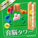 脳トレ エドインター 木のおもちゃ/知育玩具 育脳タワー 誕生日 3歳 男 女 おうち時間 子供 2