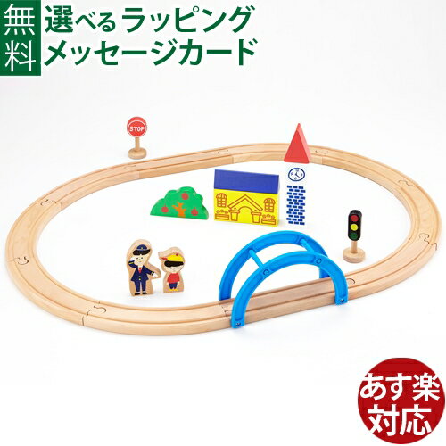 ポポンデッタ　moku TRAIN 新スタートレールセット です。 モクトレインが遊べるレールパーツのセットです。 直線レールとカーブレールでコースを作ります。 付属の建物や木、人形や標識を配置させて、情景を作り、モクトレインでごっこ遊びを楽しみましょう。 コースは丸形やUの字、Sの字などで工夫してみましょう。 鉄道模型で有名なポポンデッタのこだわりがつまったモクトレインは 子どもの大切な幼少期を「好奇心」と「安心・安全」で豊かなものにする玩具です。 ※車両は付属しておりません。 ※レールは原木を使用してるため、木の部位により、色味の違いや節がある場合がございます。 遊びには、支障がございませんので、予めご了承ください。 セットの車輌が40種類から選べる「新スタートレールセット」はこちらから ●パッケージサイズ　約30cm×19cm×6cm ●レールのサイズ　幅約4cm、レール溝の内々サイズ約2cm ●内容　鉄橋（アーチ付き直線レール）×1、直線レール×1、曲線レール×8、木×1、人形(駅員)×1、人形(子ども)×1、信号機×1、STOP×1、水色の横長屋根×1、時計台×1　 ●対象年齢　3歳以上 ●ST 日本玩具協会STマーク取得済み mokutrain/モクトレイン/もくとれいん/ポポンデッタ/ぽぽんでった/3歳/3才/三歳/三才/4歳/4才/四才/四歳/5歳/5才/五歳/五才/6歳以上/6才以上/六歳以上/六才以上/新幹線/在来線/電車/列車/はたらくのりもの/木製玩具/木製レール/木のおもちゃ/誕生日/クリスマス/クリスマスプレゼント/xmas/サンタクロース/サンタさん /御祝/お祝い/プレゼント/ギフト/贈り物/ベビー/キッズ/乳児/幼児/男の子/女の子/孫/まご/ラッピング/ラッピング無料/無料包装/個別包装/熨斗/のし/メッセージカード/あす楽/入園祝い/入学祝い/