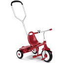 【RADIOFLYER】 ラジオフライヤー ステア&ストロールトライク(ステップ付き)#451A 三輪車 乗用玩具 お誕生日 2歳:男 お誕生日 2歳:女