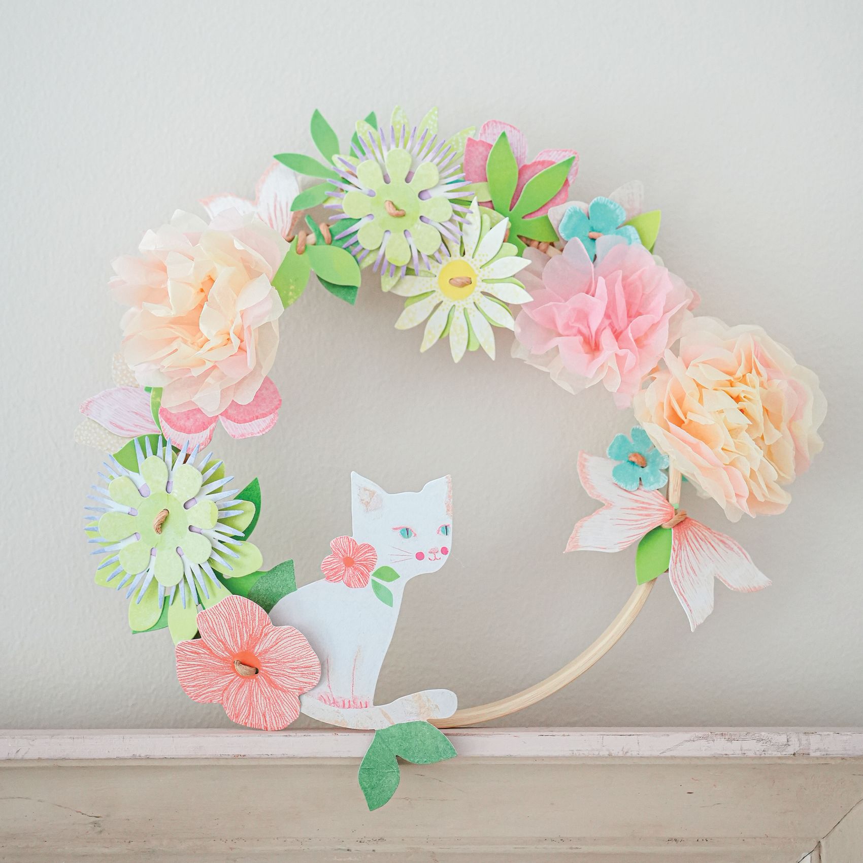 【クリスマス】工作キット クリエイティブキット インテリア 7歳 ねこ 花 DJECO ジェコ DIY ダリア(DJ07967)