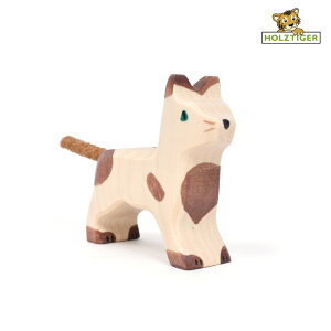 holztiger 木製玩具 木のおもちゃ 動物 知育玩具 2歳 3歳 積み木 積木 つみき ねこ ネコ 猫 子猫 インテリア 北欧 雑貨 おしゃれ かわいい シュタイナー教育 誕生日 女の子 男の子 プレゼント ホルツティガー | HOLZTIGER ホルツタイガー キャット スタンディング スモール |