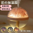 加湿器 フラワー ナイトライト 加湿器 小型 ポータブル USB ミニ デスクトップ ベッドサイド アンビエント ランプ ギフト 加湿器 おしゃれ USB グッ...